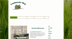 Desktop Screenshot of landmarkt-wey.de